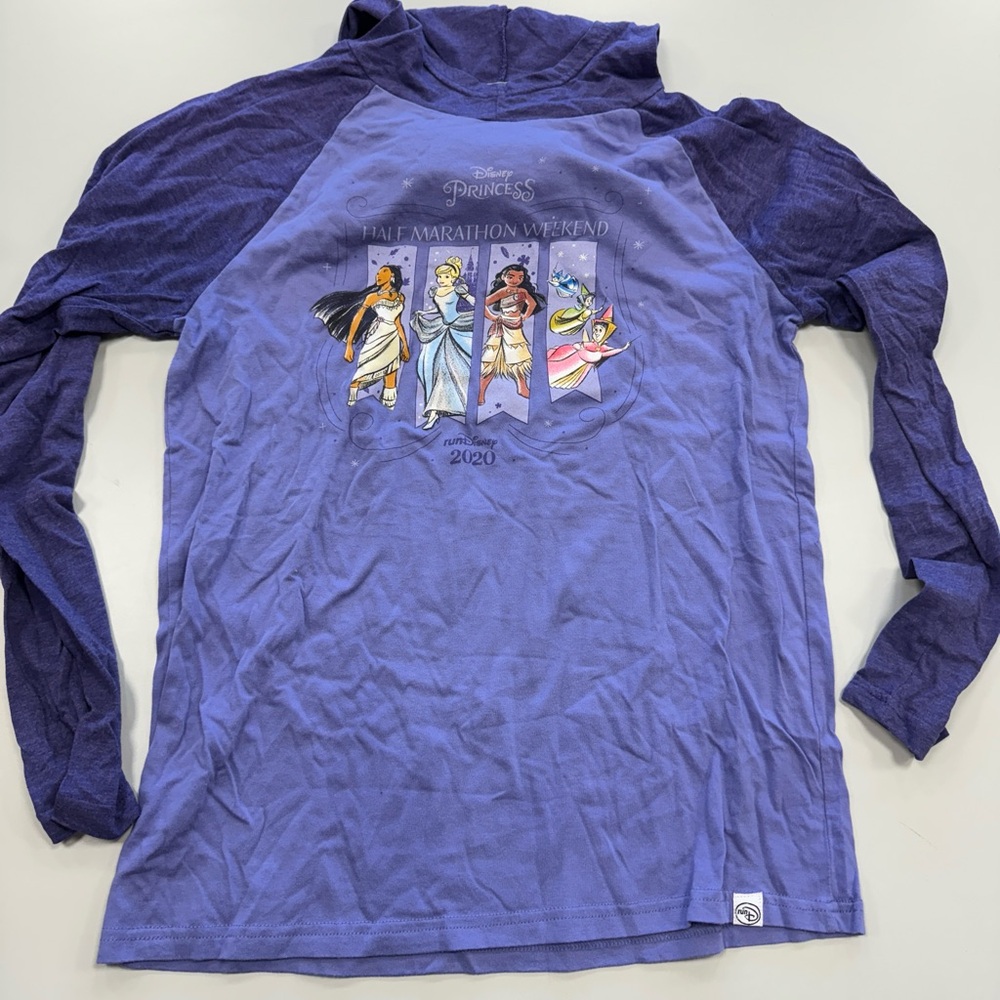 RunDisney long sleeve with hood princess half